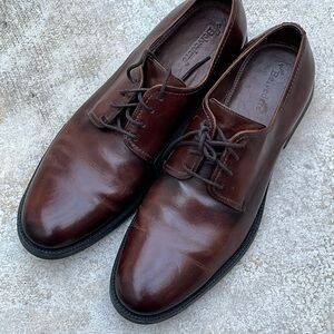 Belvedere Men's Elegant Tobacco Brown Leather Derby Oxfords 10.5